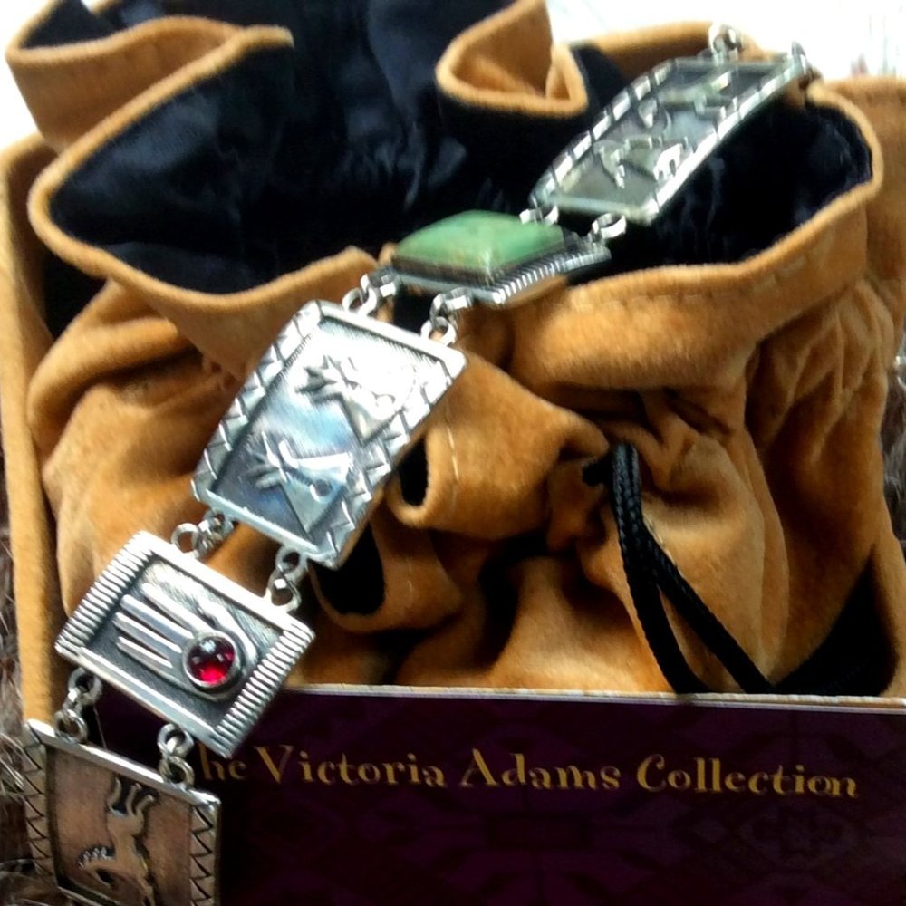 Retired Victoria Adams Carolyn Pollock Relios Navajo Storyteller Bracelet